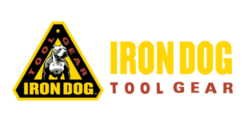 iron dog tool gear logo